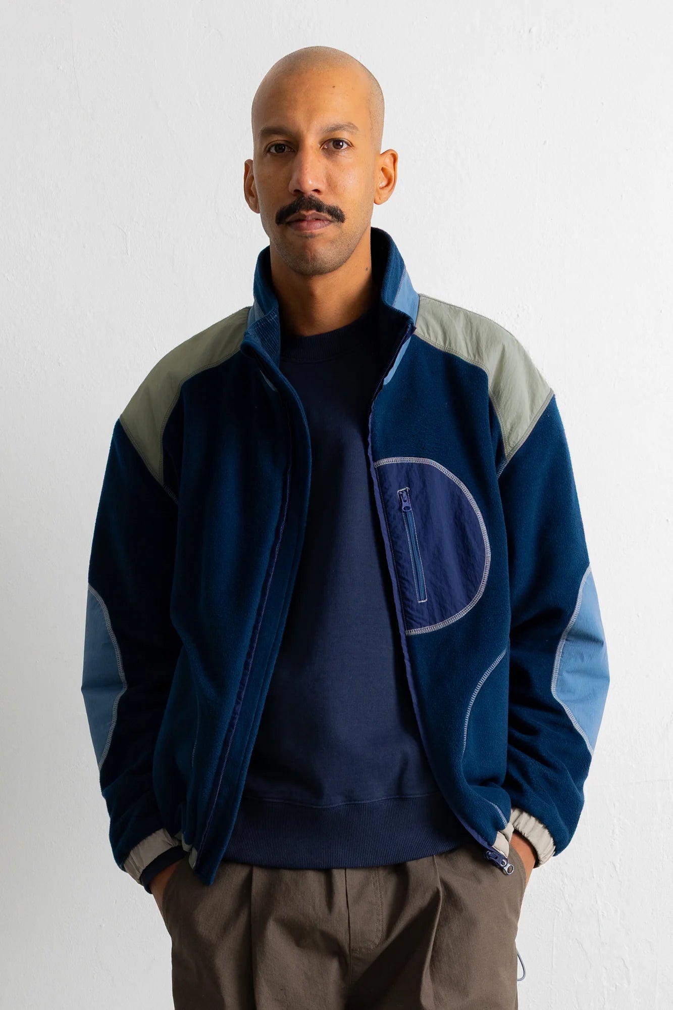 Curve Fleece - Rich Navy
