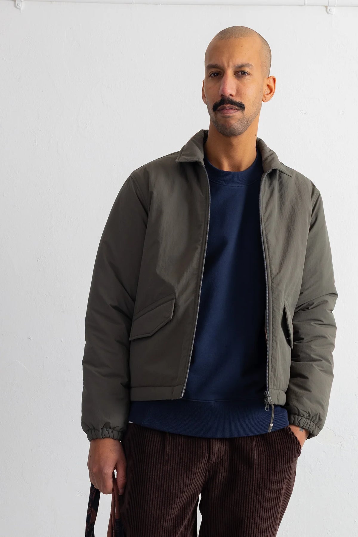 Wadded Bomber - Dark Olive