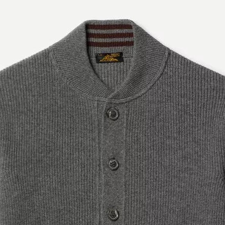 Goldi Lambswool Cardigan - Grey