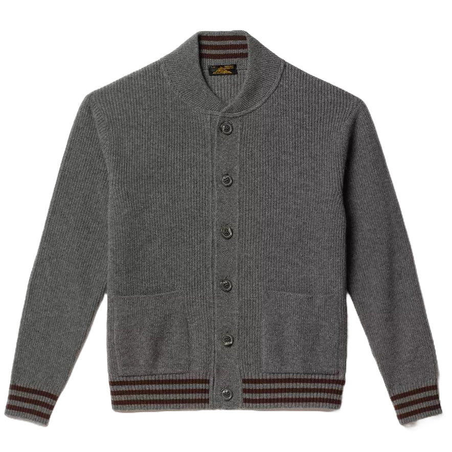 Goldi Lambswool Cardigan - Grey