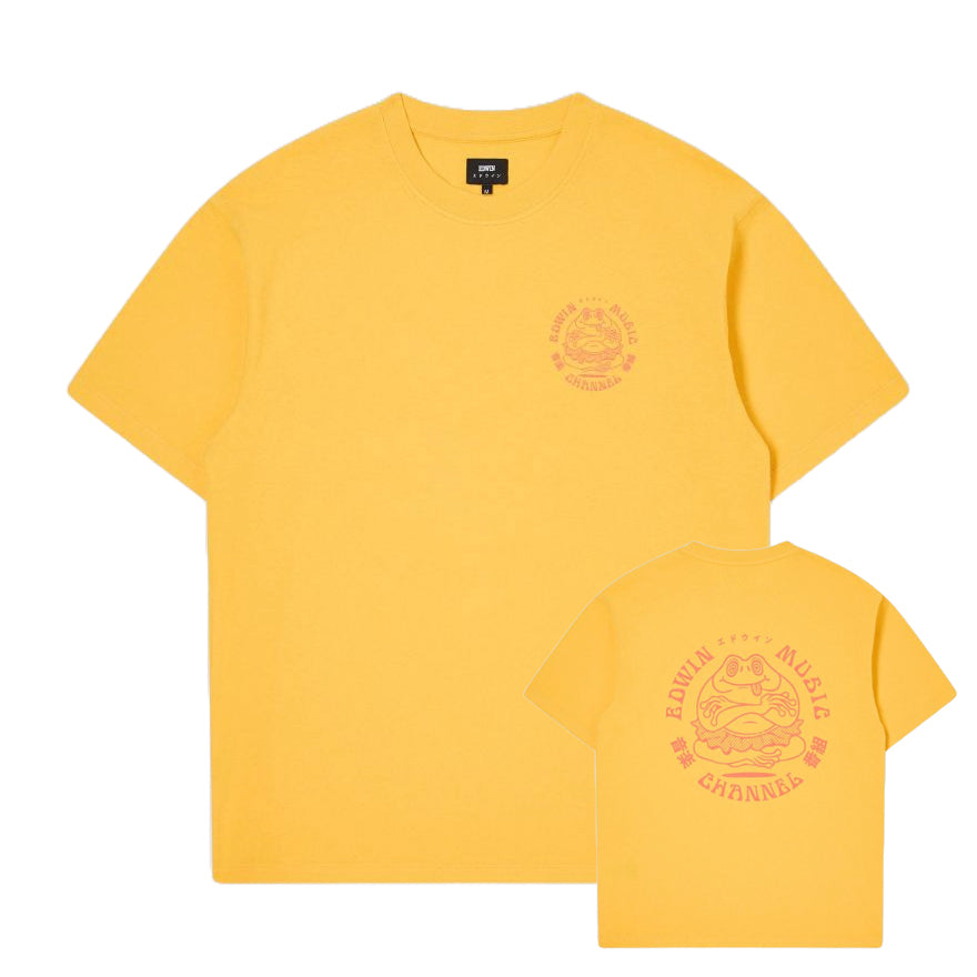 Edwin Music Channel T-Shirt - Lemon Chrome