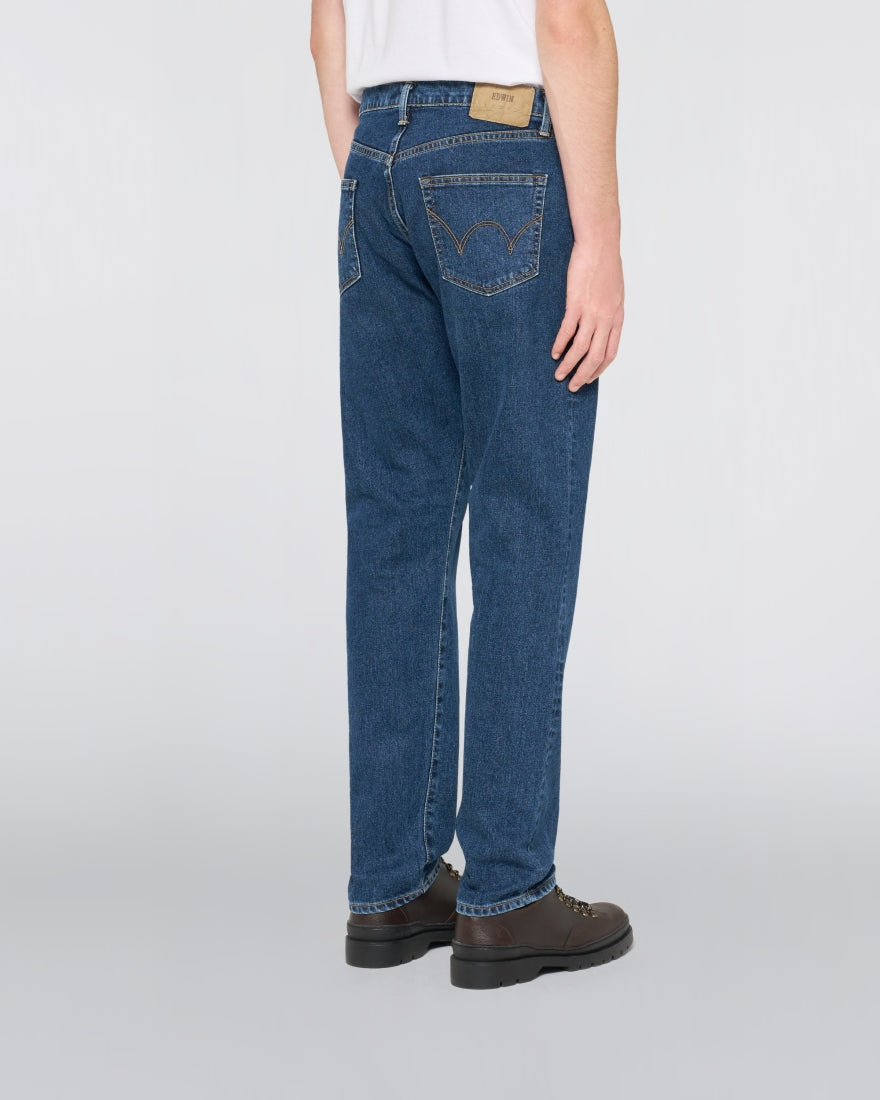 Regular Tapered 13oz Jeans - Blue Easy Wash
