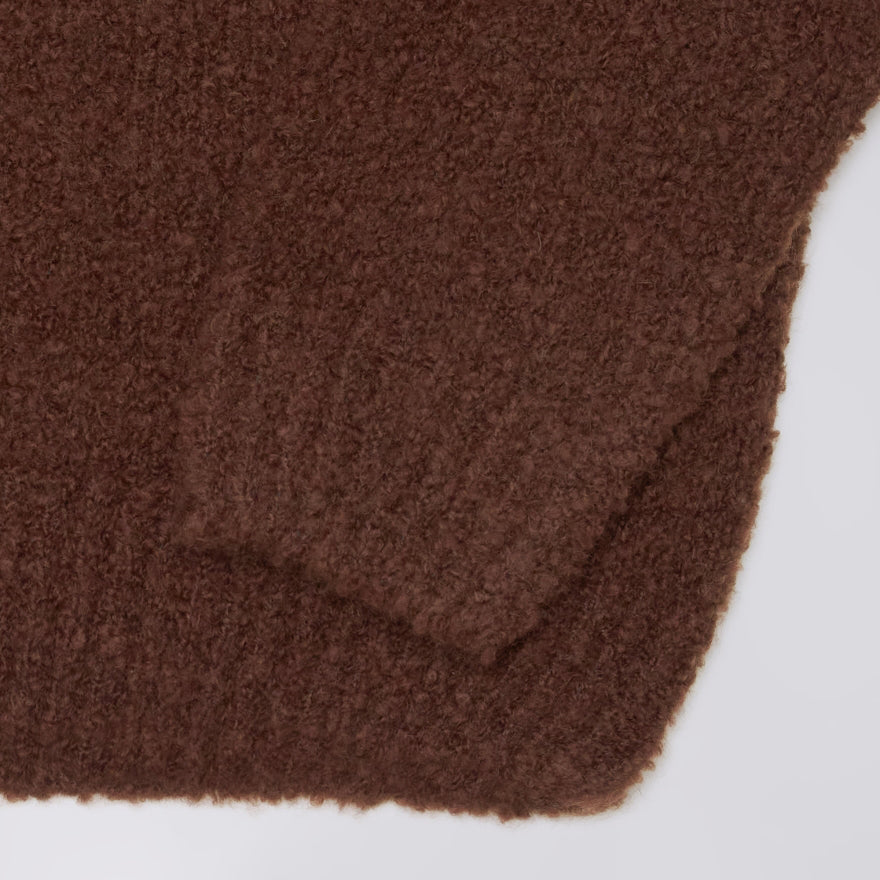 Dun Textured Sweater - Rum Raisin