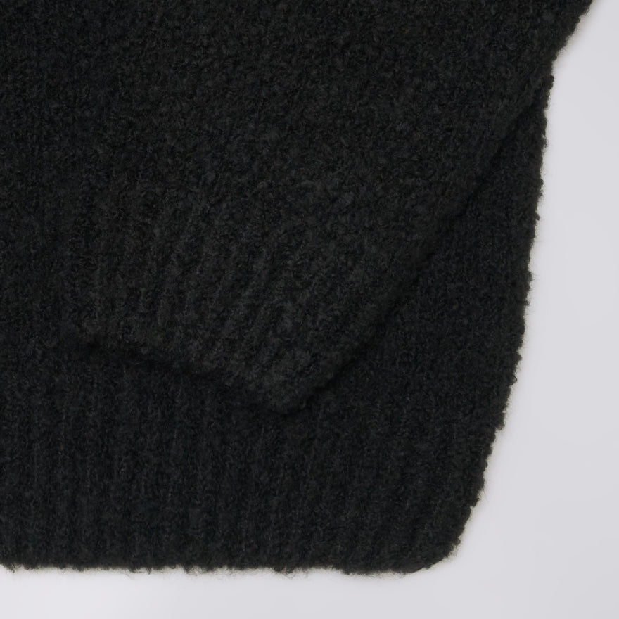 Dun Textured Sweater - Black