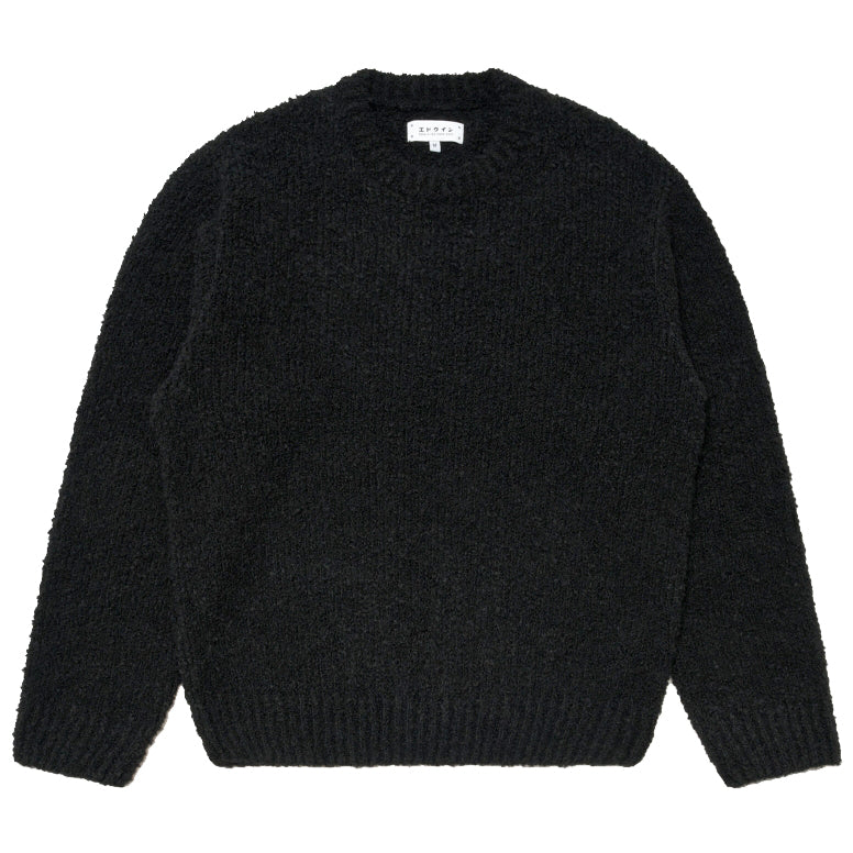 Dun Textured Sweater - Black