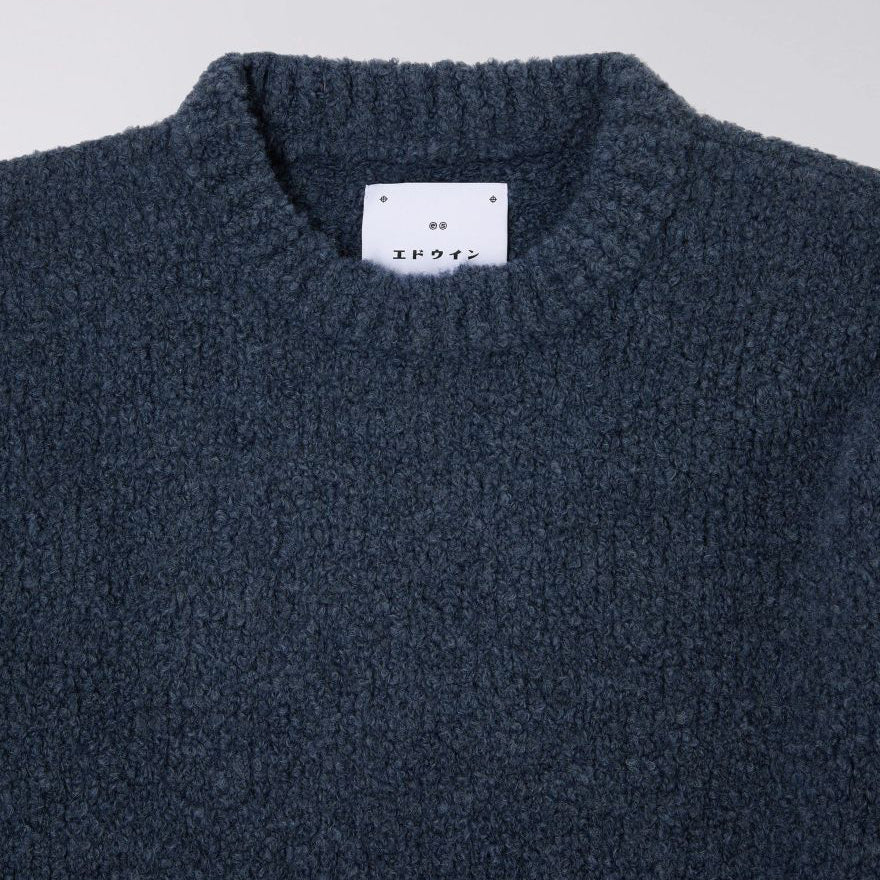 Dun Textured Sweater - Ink