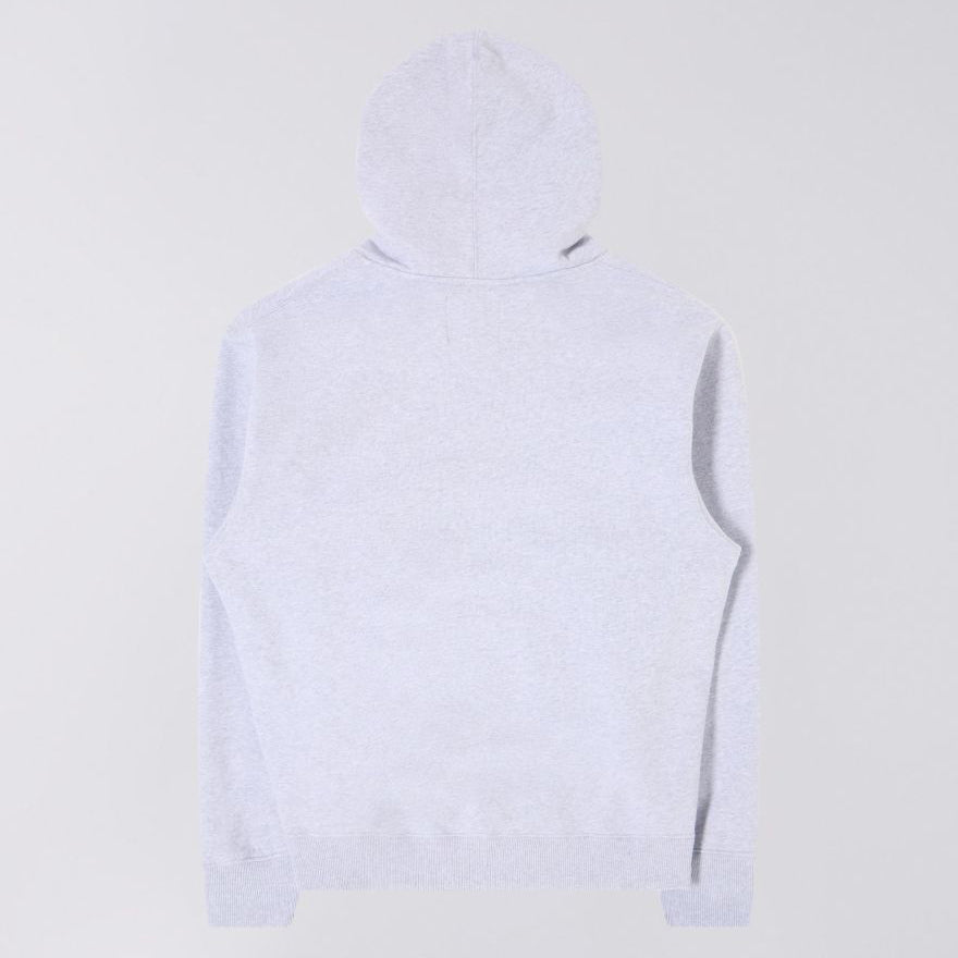 Japanese Sun Hoodie - Grey Marl