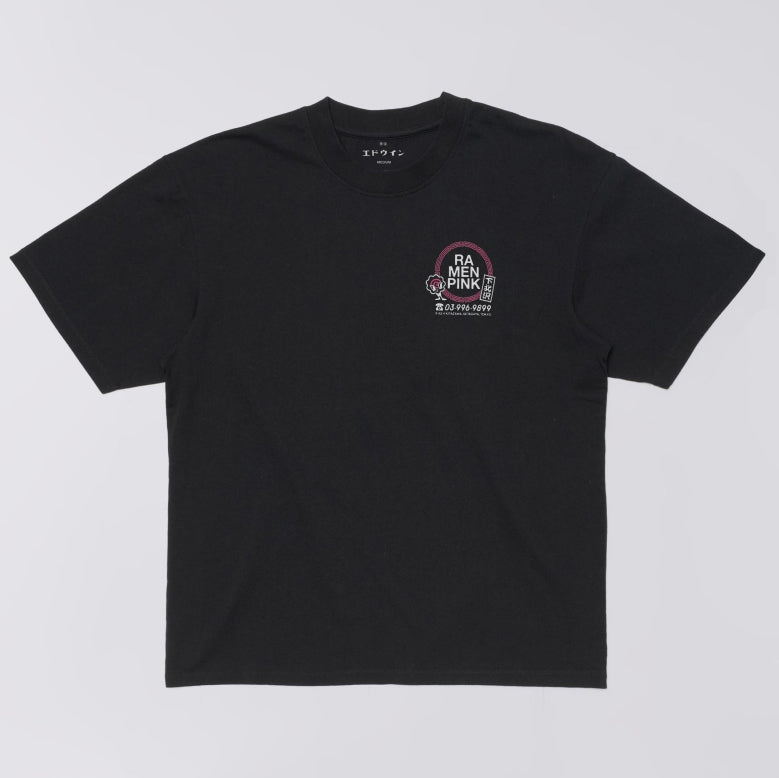 Ramen Pink T-Shirt - Black