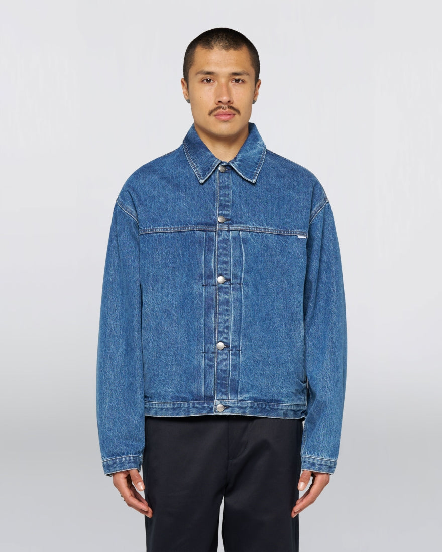 Freeland Jacket - Blue Mid Stone Wash