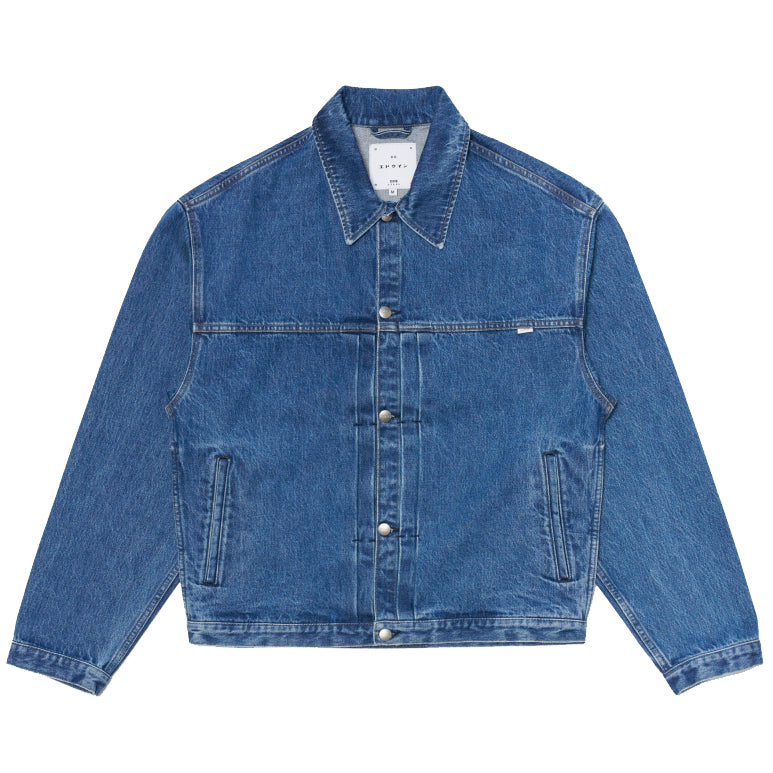 Freeland Jacket - Blue Mid Stone Wash