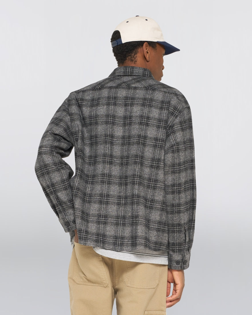 Ace Shirt - Black/Grey Flannel