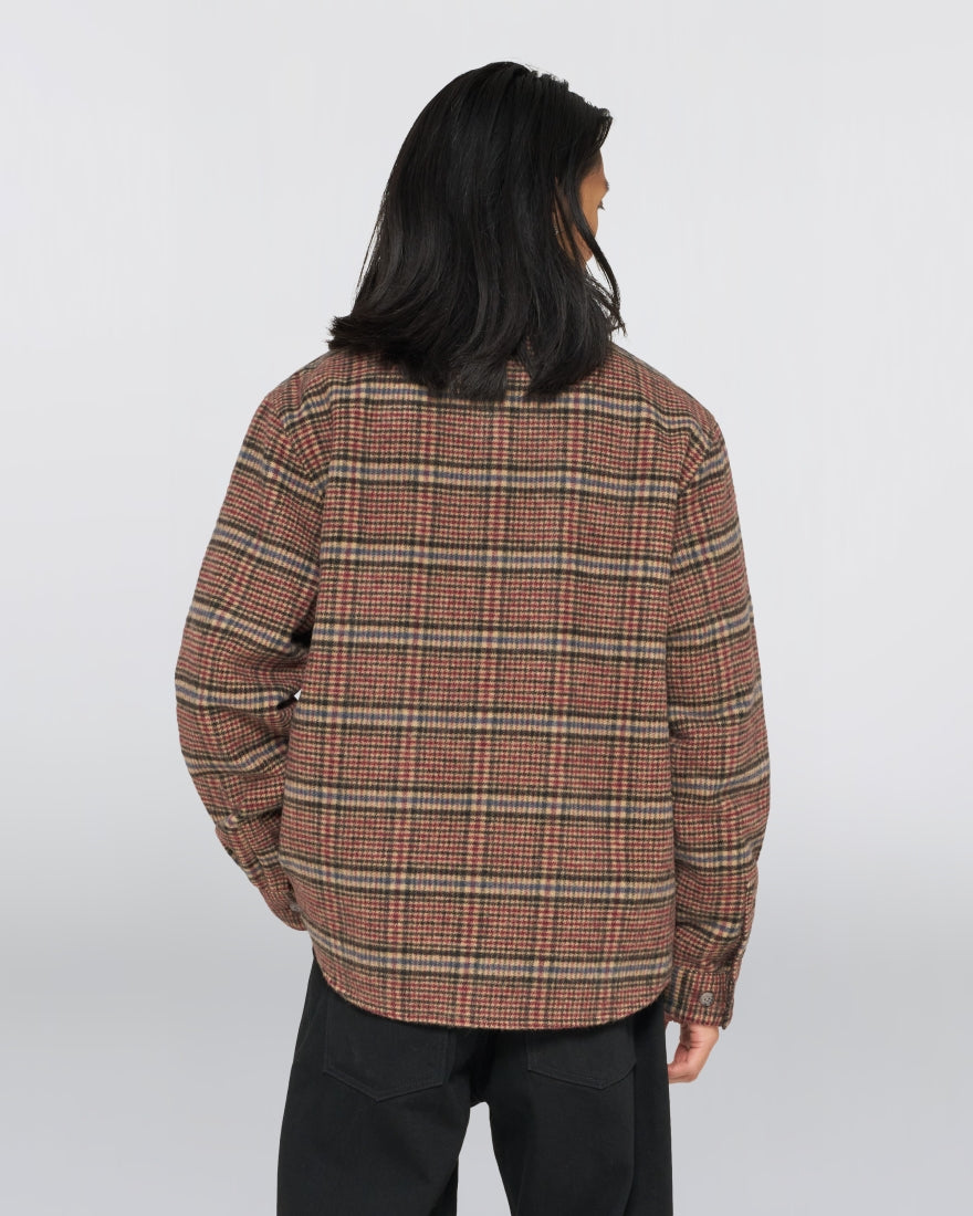 Julius Shirt - Burgundy/Blue