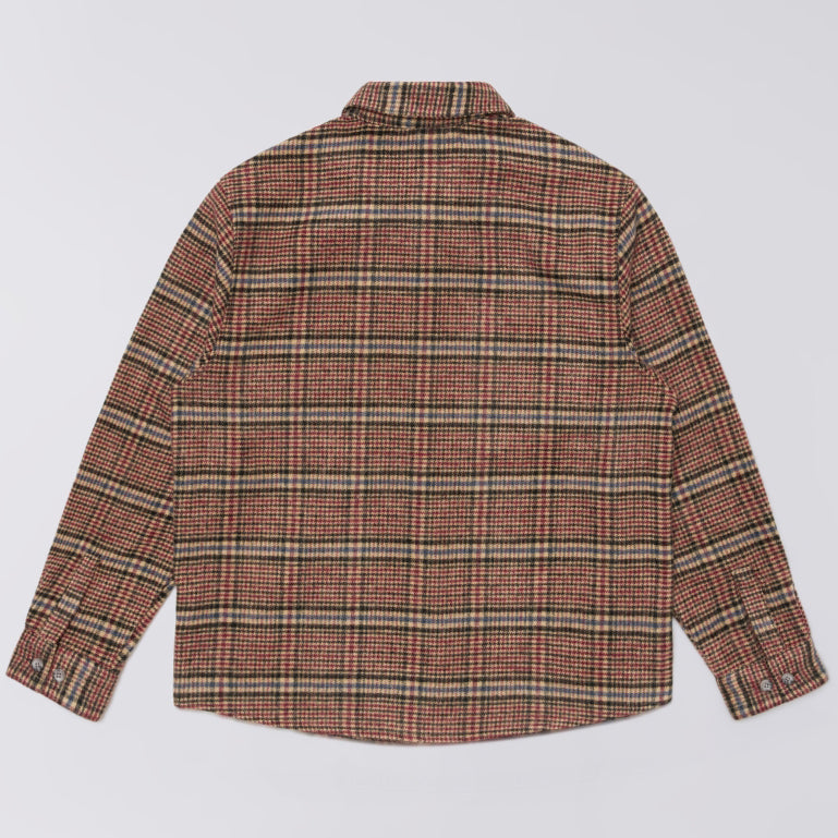 Julius Shirt - Burgundy/Blue