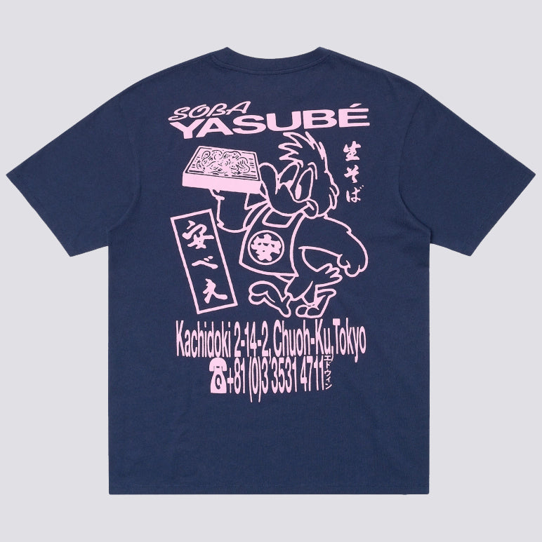Soba Yasubé T-Shirt - Maritime Blue