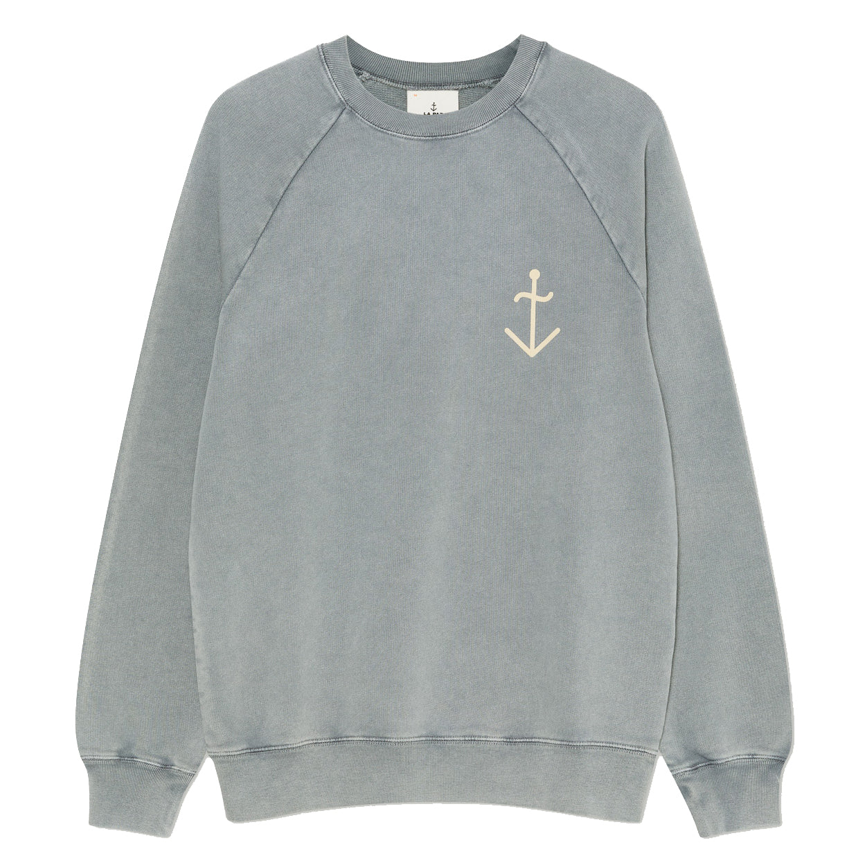 Cunha Logo Sweat - Smoked Pearl/Pale Yellow