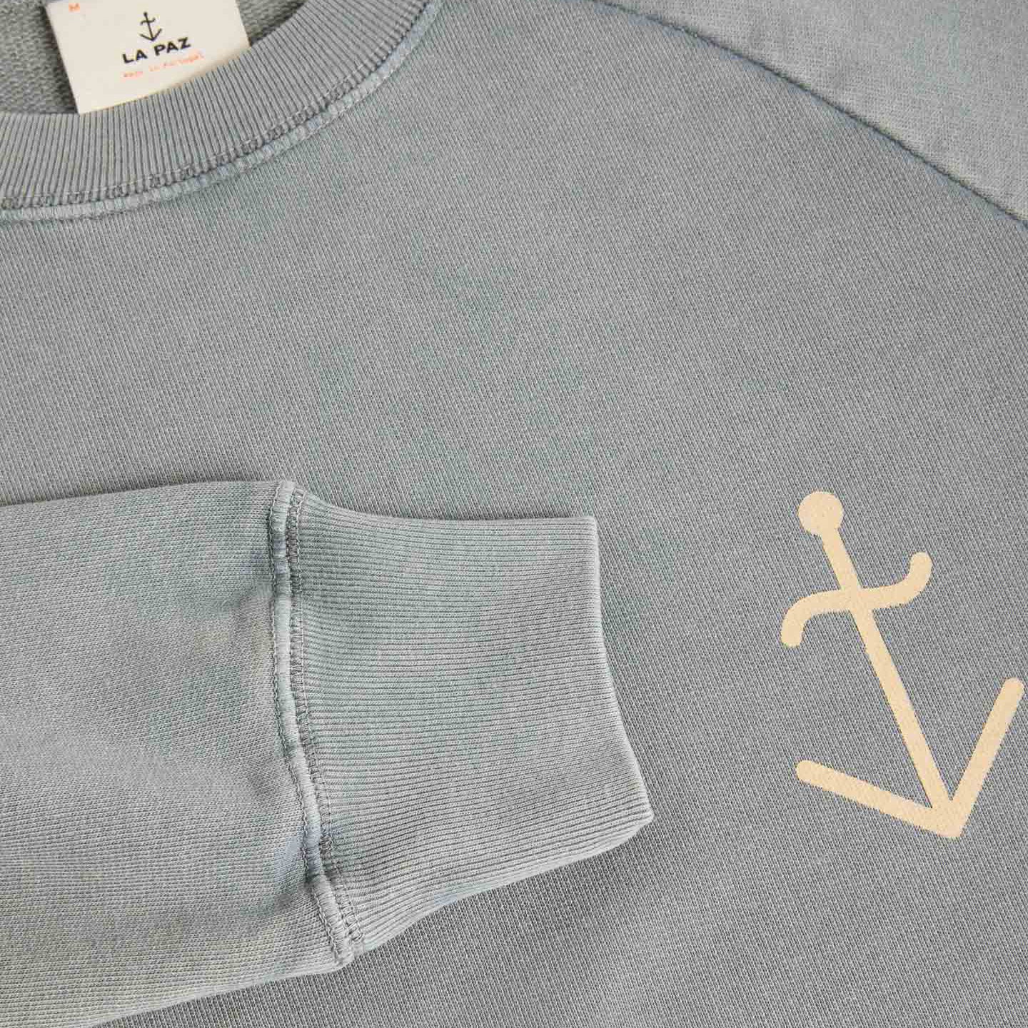 Cunha Logo Sweat - Smoked Pearl/Pale Yellow