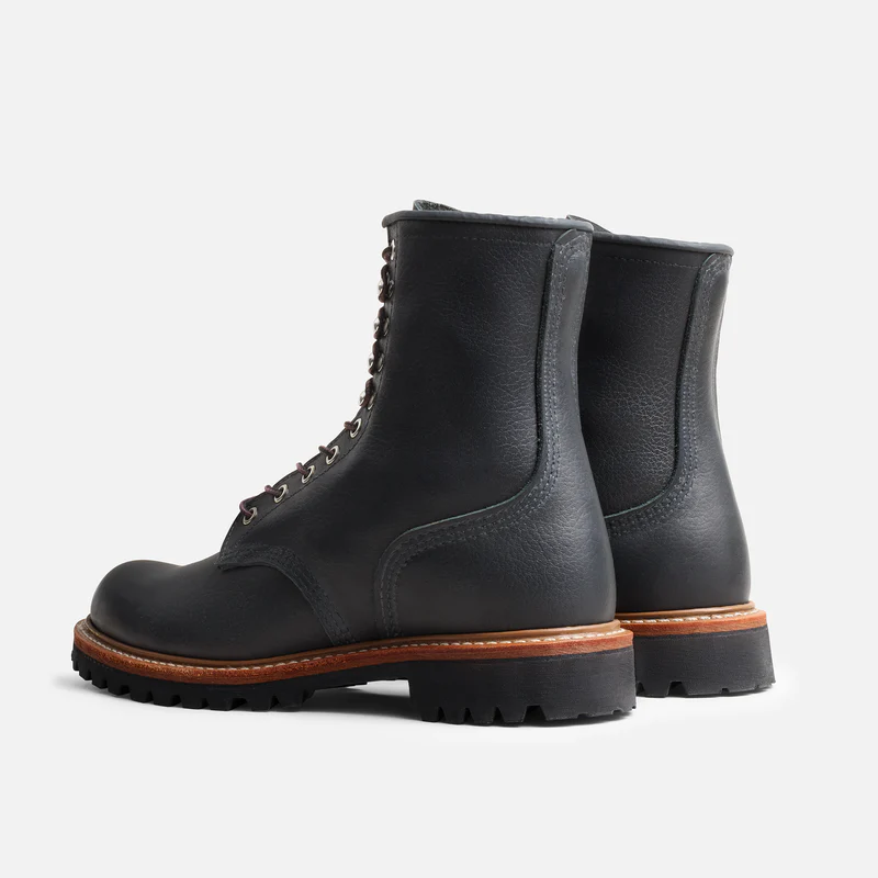 8" Logger Boots 4501 - Black Harness