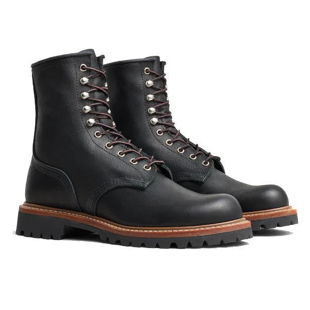 8" Logger Boots 4501 - Black Harness