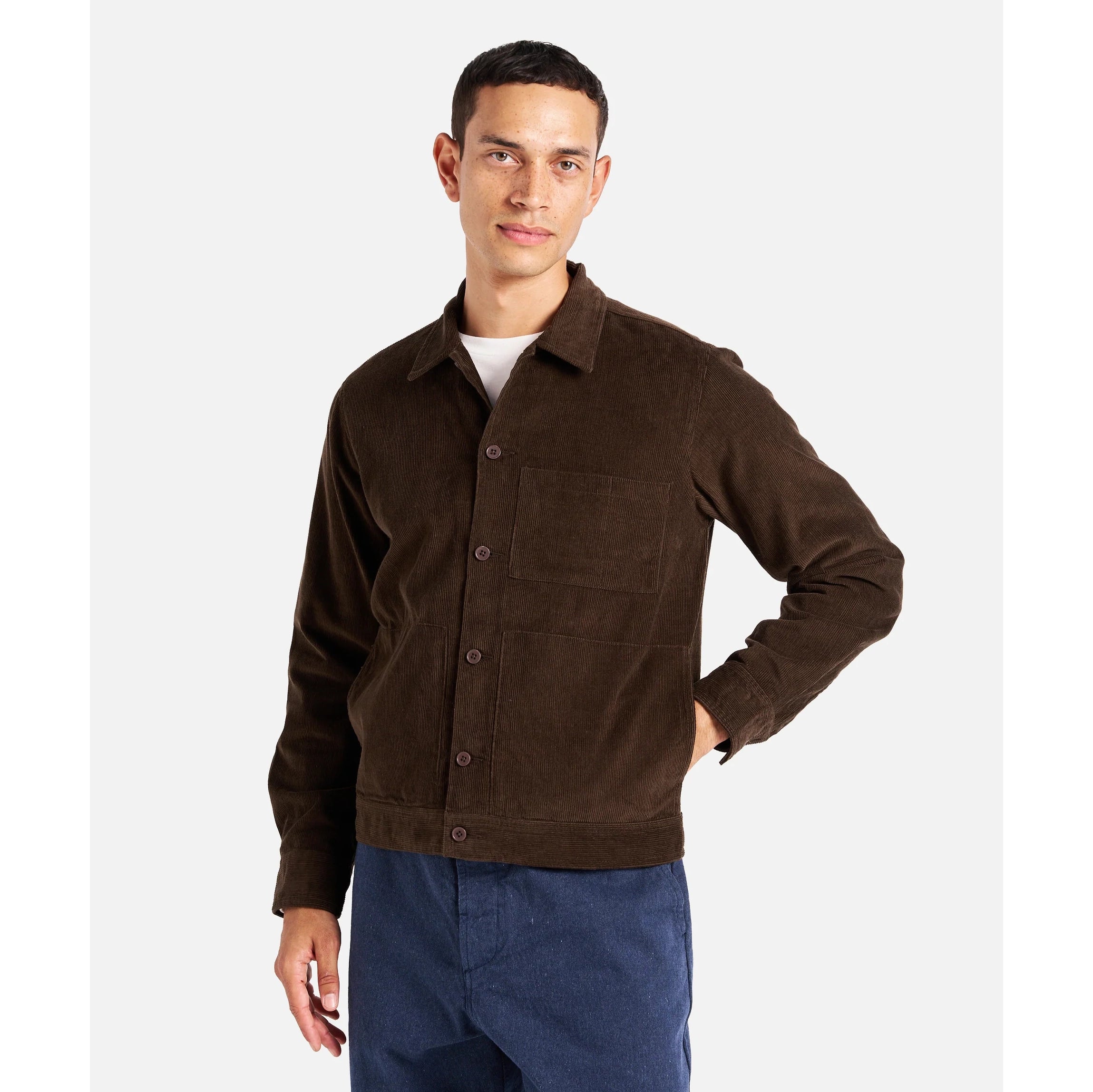 Uniform Jacket - Brown Fine Cord