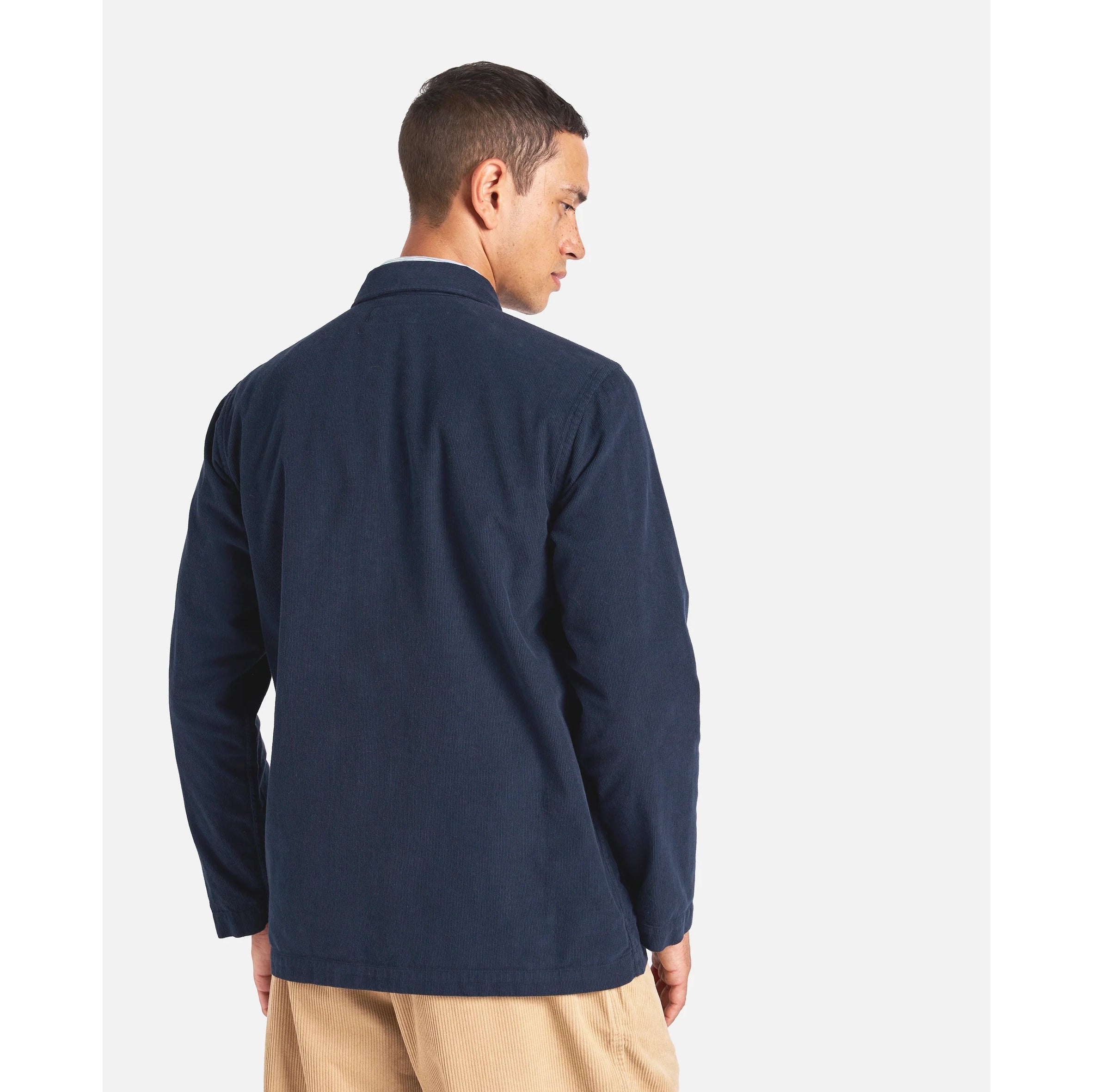 Bakers Overshirt - Navy Fine Cord