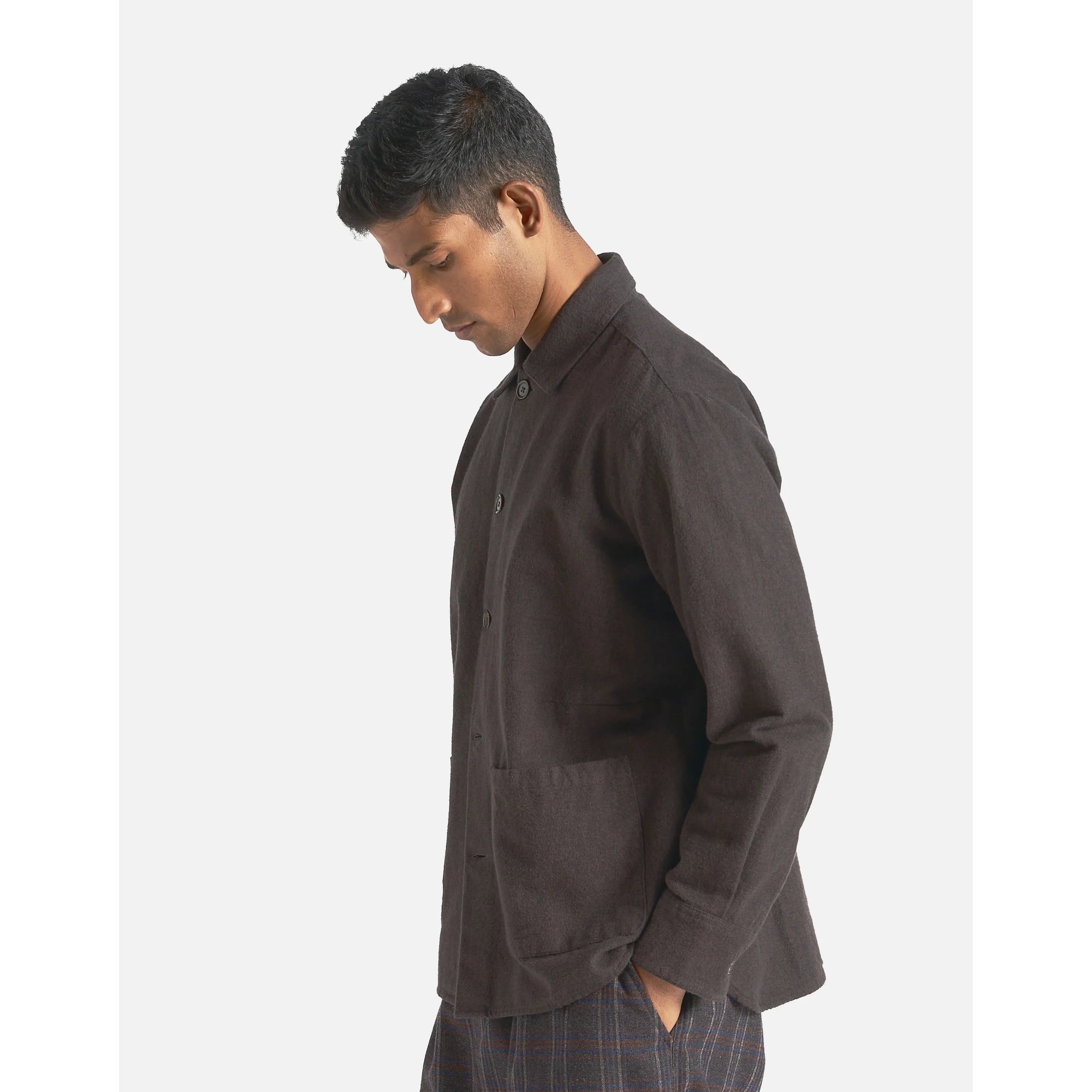 Travail Overshirt - Brown Soft Flannel