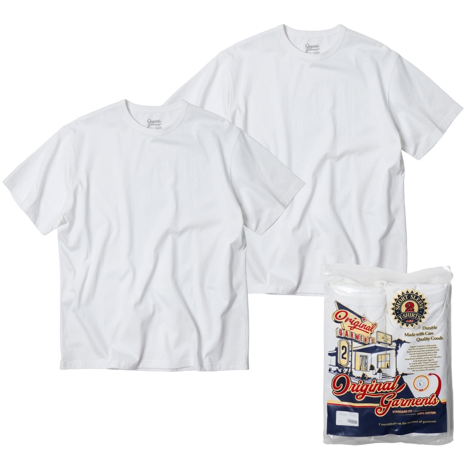 OG Athletic T-Shirt 2 Pack - White