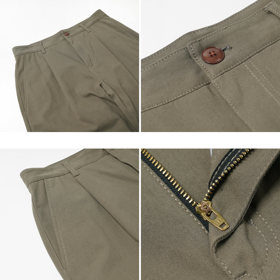 OG Haworth One Tuck Pants - Olive