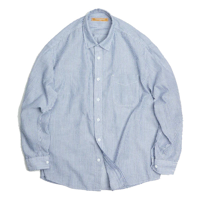 OG Stripe Seersucker Shirt - Blue