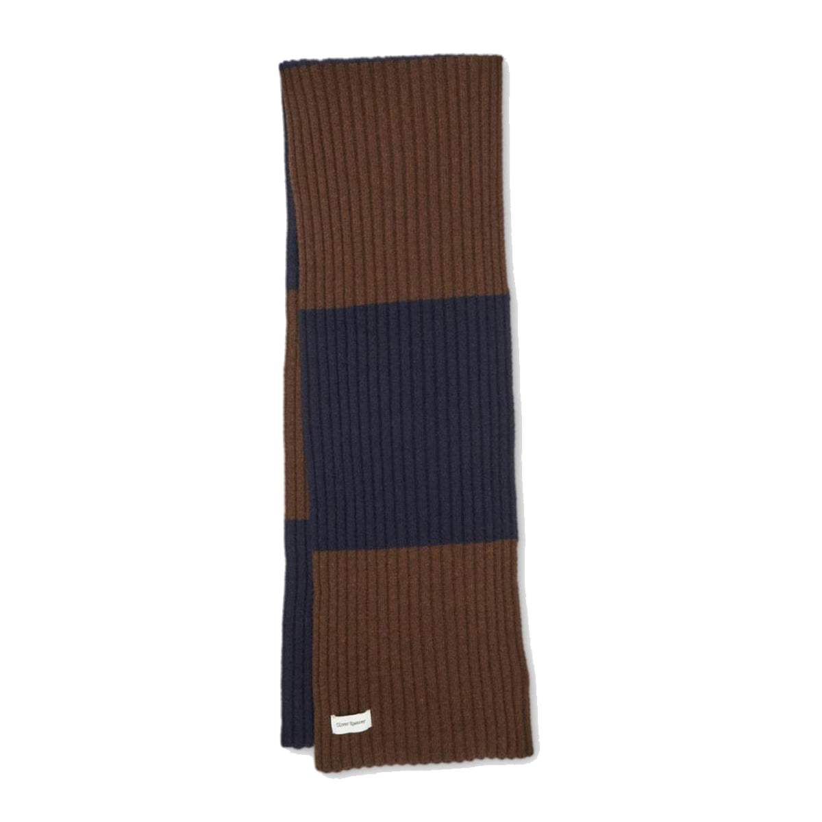 Soane Scarf - Paxton Navy/Brown