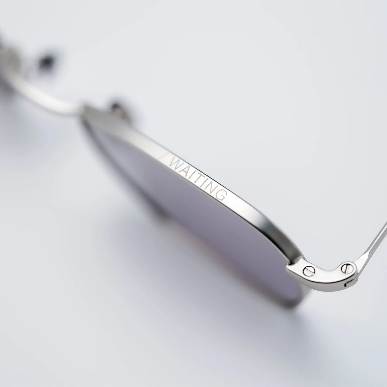 BRIT E13 Sunglasses - Matte Silver & Black Polarised Lens