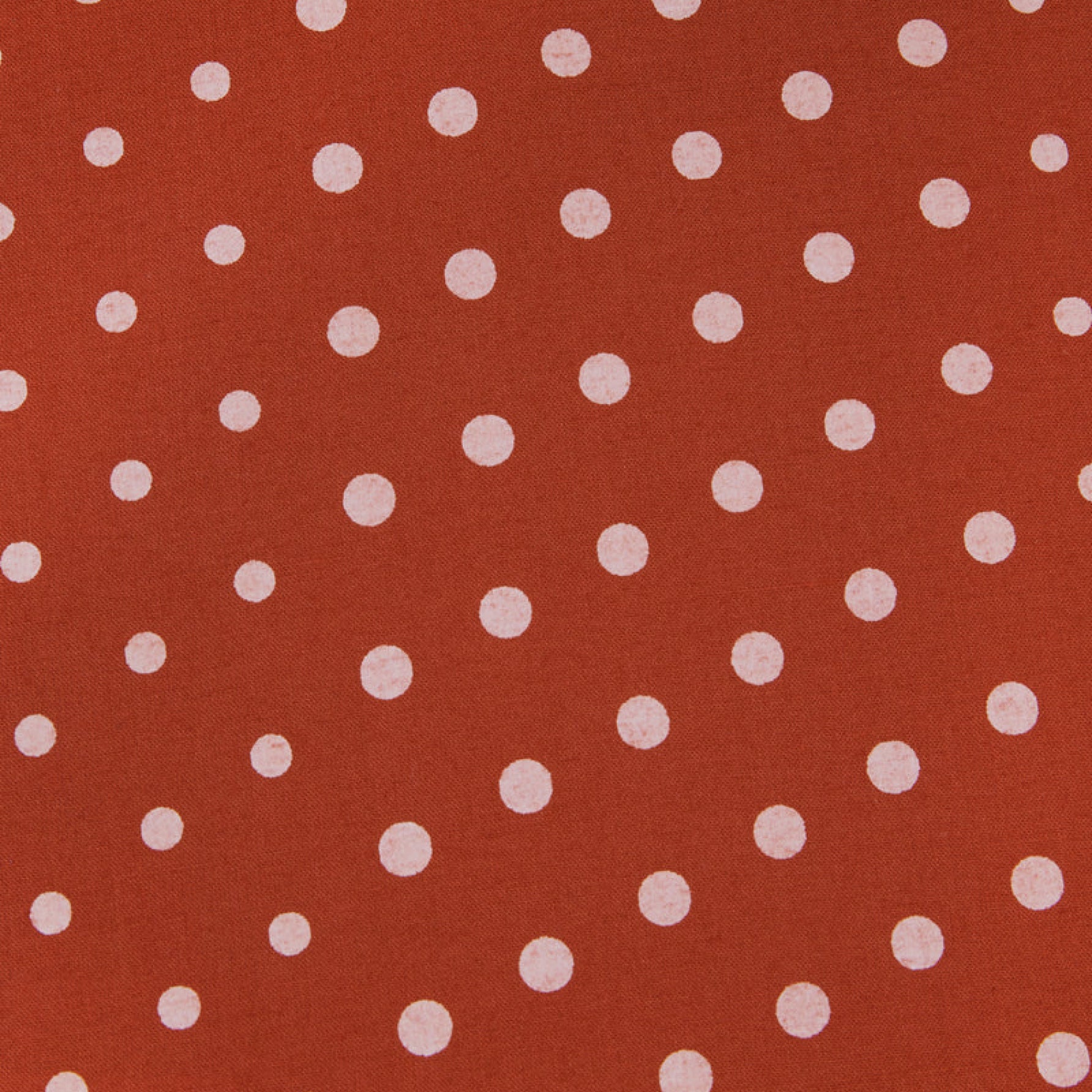 Short Scarf - Orange Dot Print