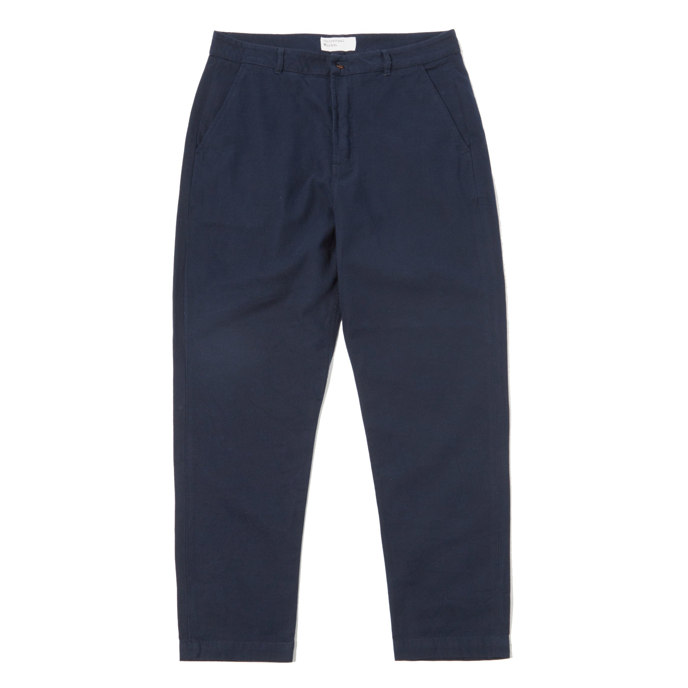 Military Chinos - Navy Brushed Moleskin