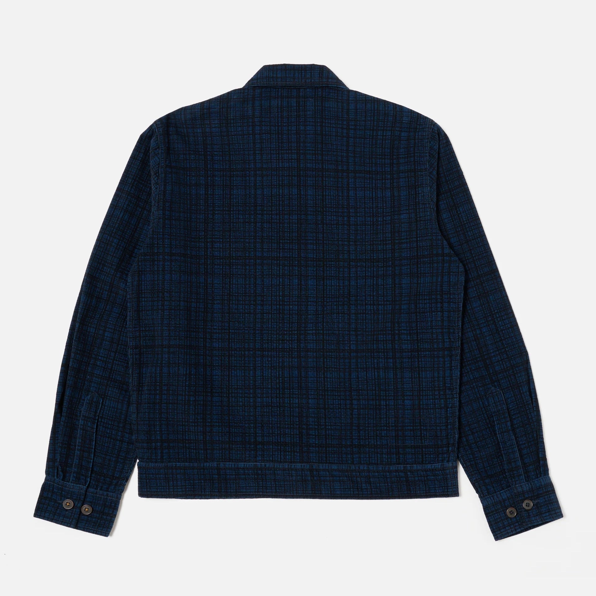 Uniform Jacket - Navy Check Cord Seersucker