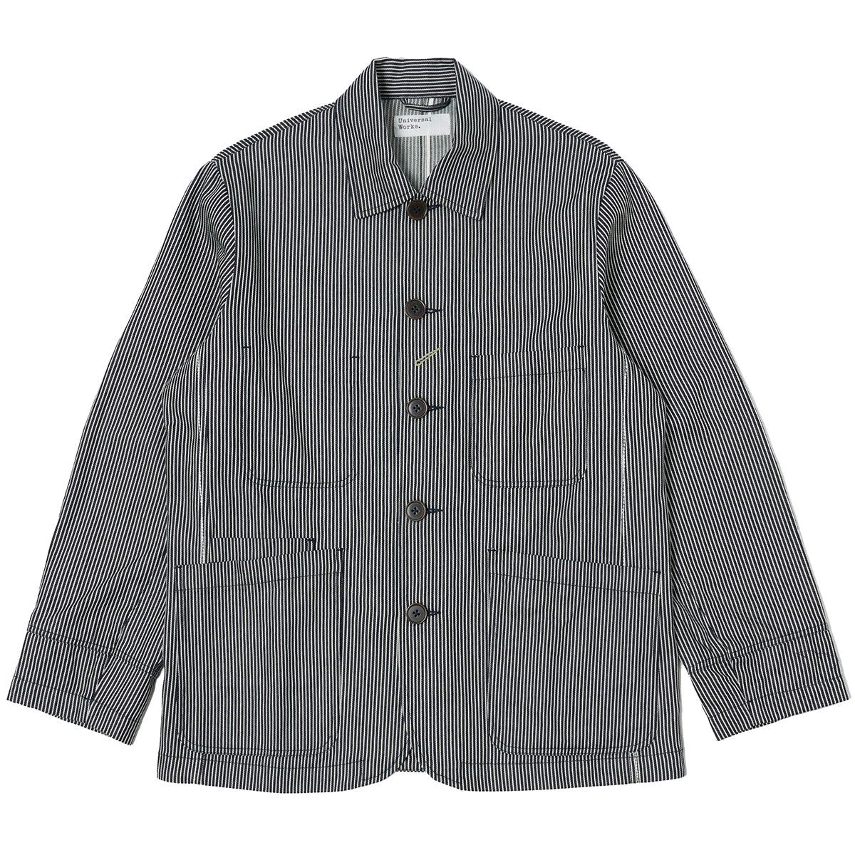 Original Bakers Jacket - Indigo Hickory Stripe Denim
