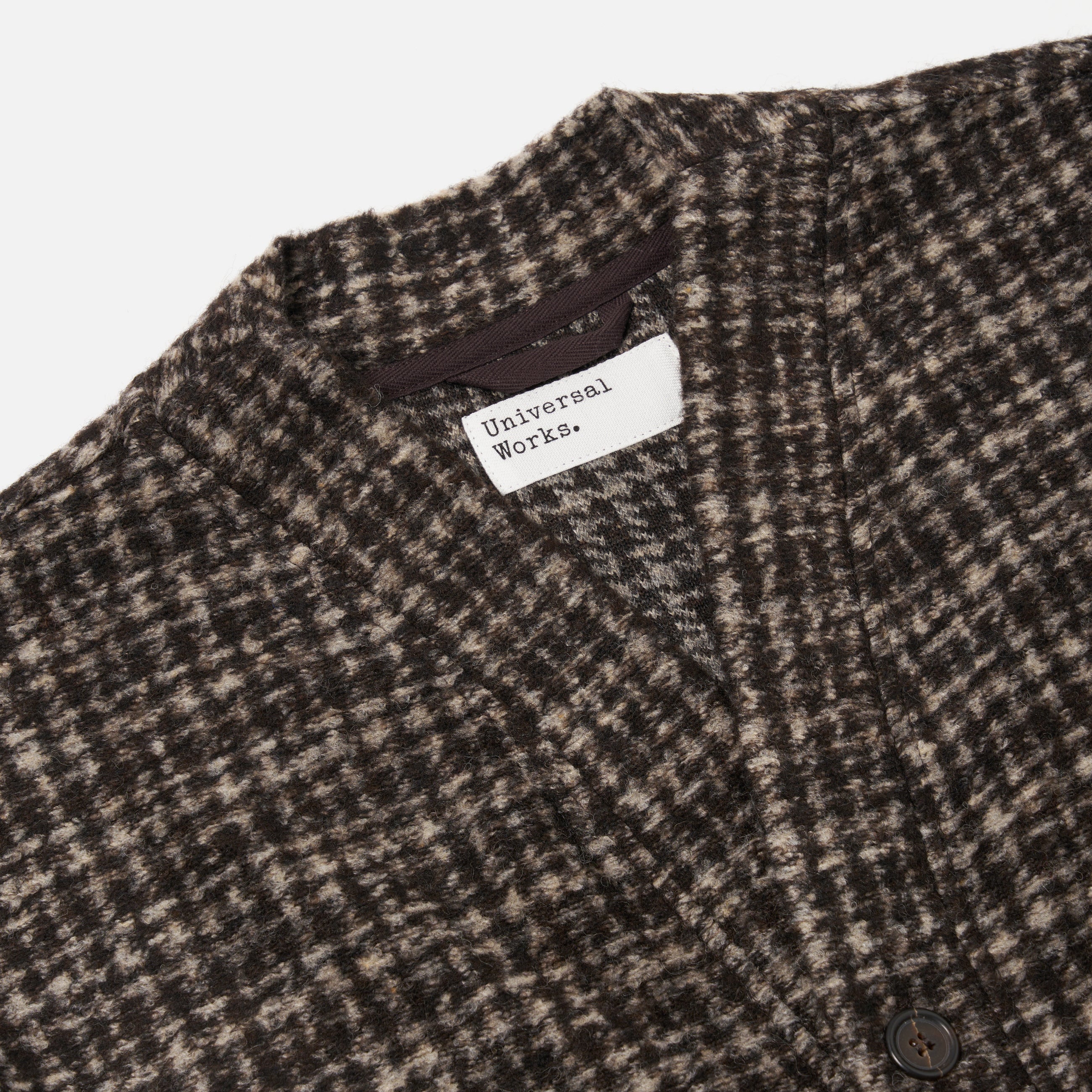 Advance Cardigan - Brown Jacquard Knit