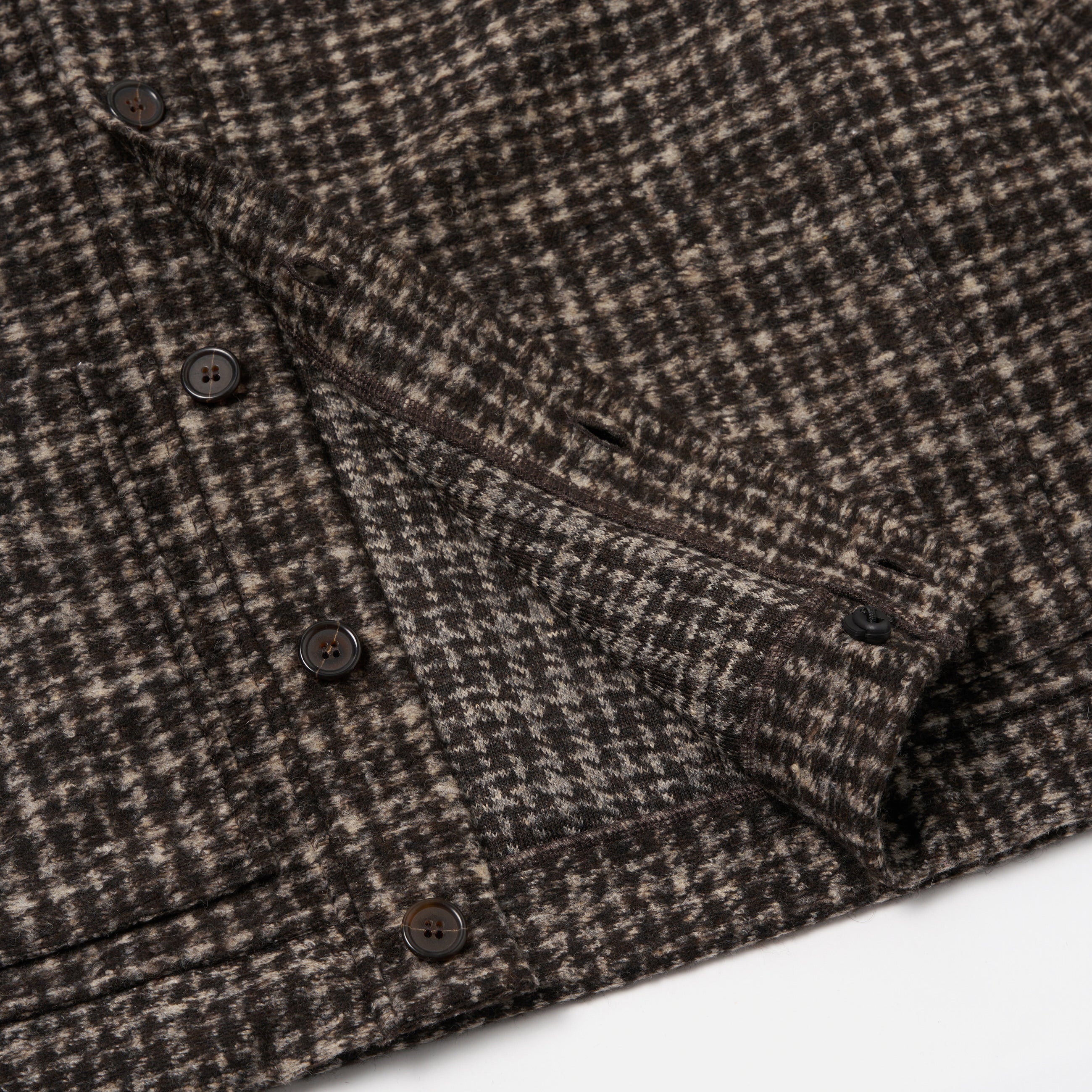 Advance Cardigan - Brown Jacquard Knit