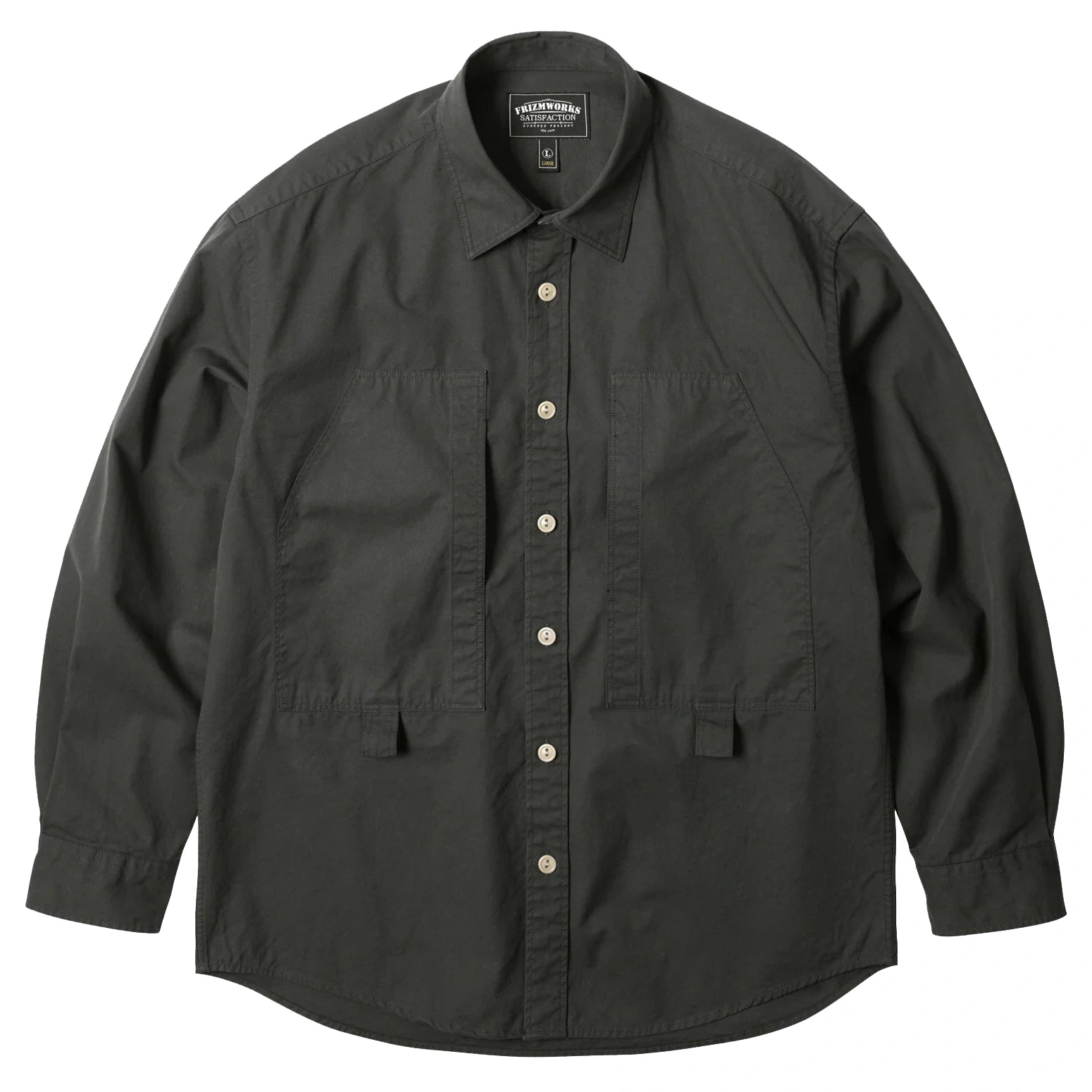 Cotton Pocket Loop Shirt - Grey