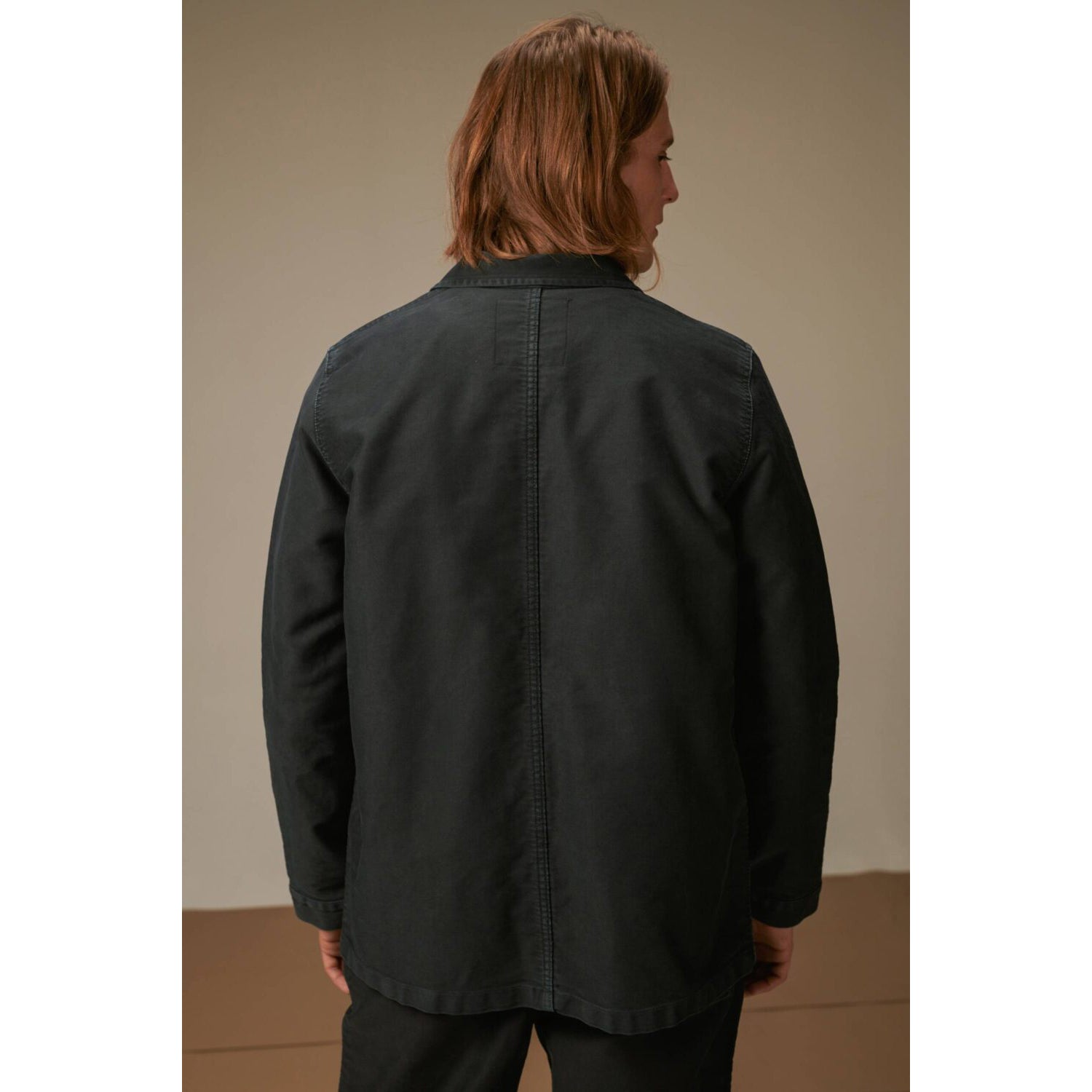 The Vintage-Washed Work Jacket - Black