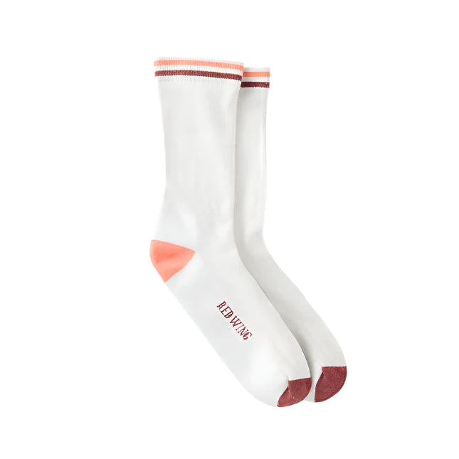 Vintage Stripe Socks - Salmon