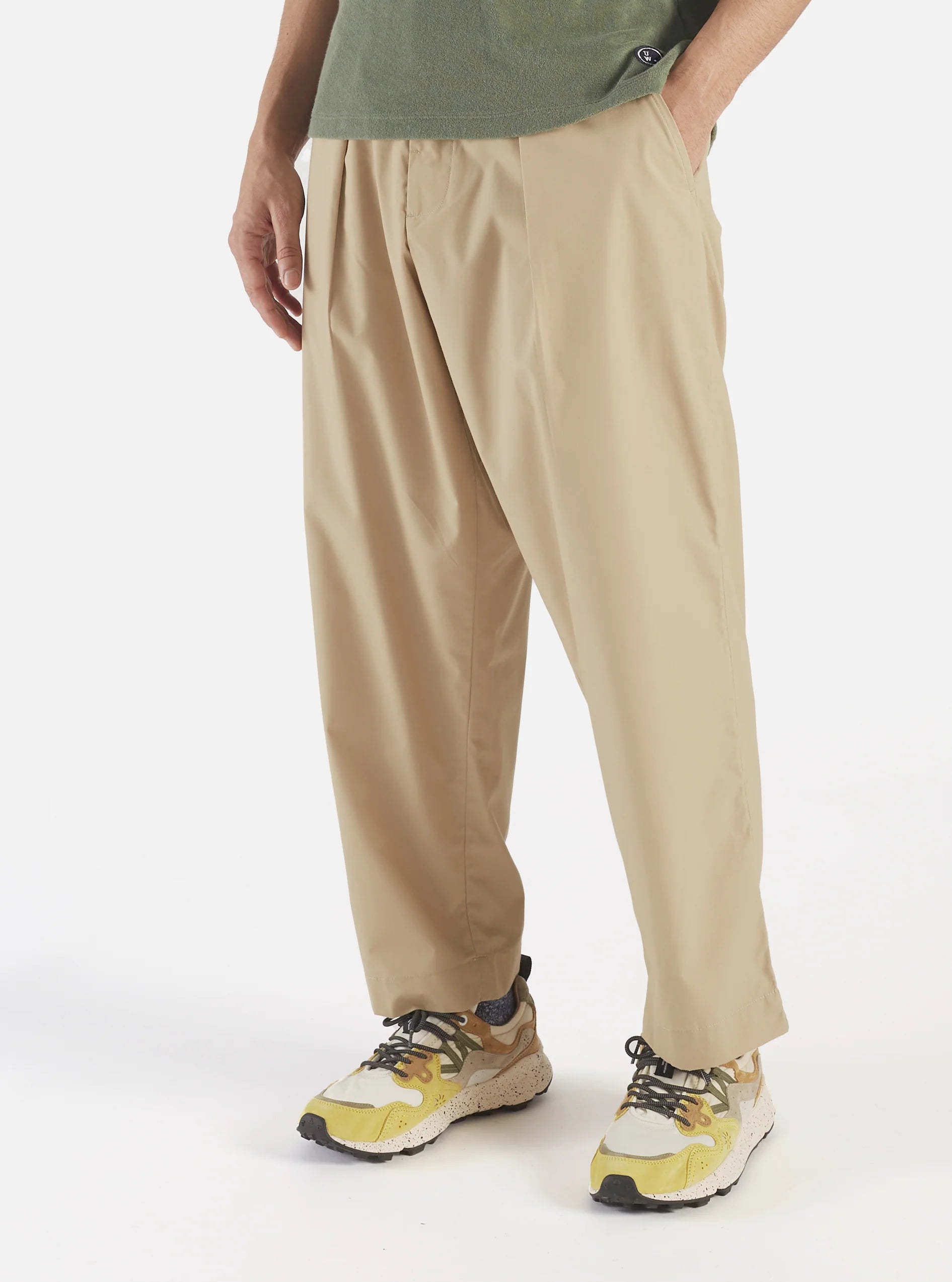Oxford Pant - Sand Recycled Poly Tech
