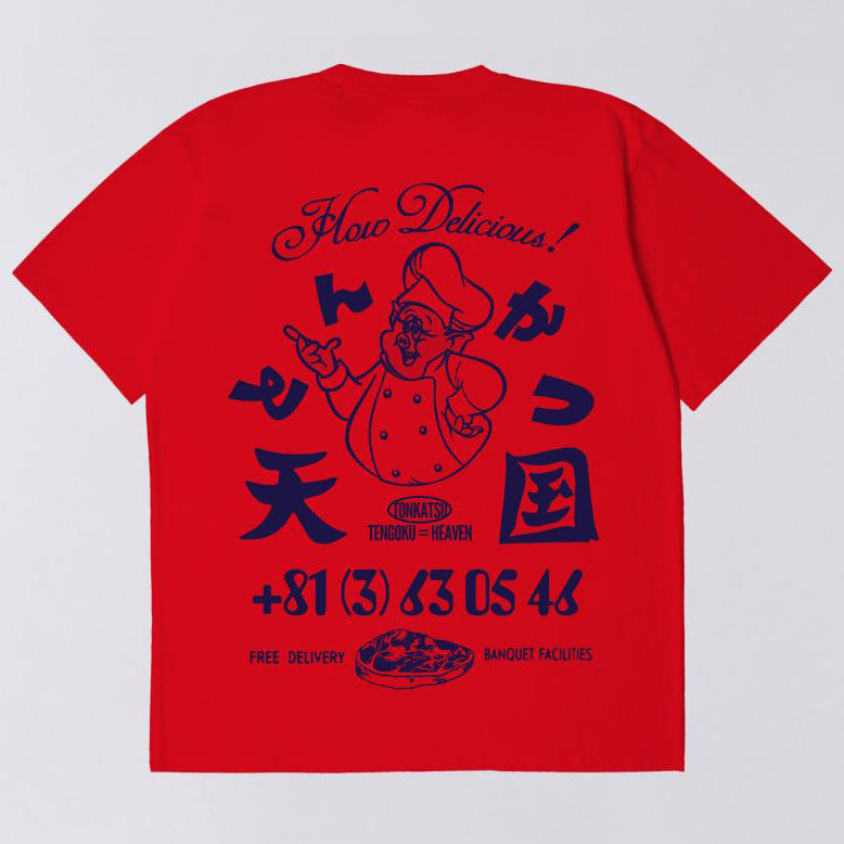 Tonkatsu T-Shirt - Fiery Red