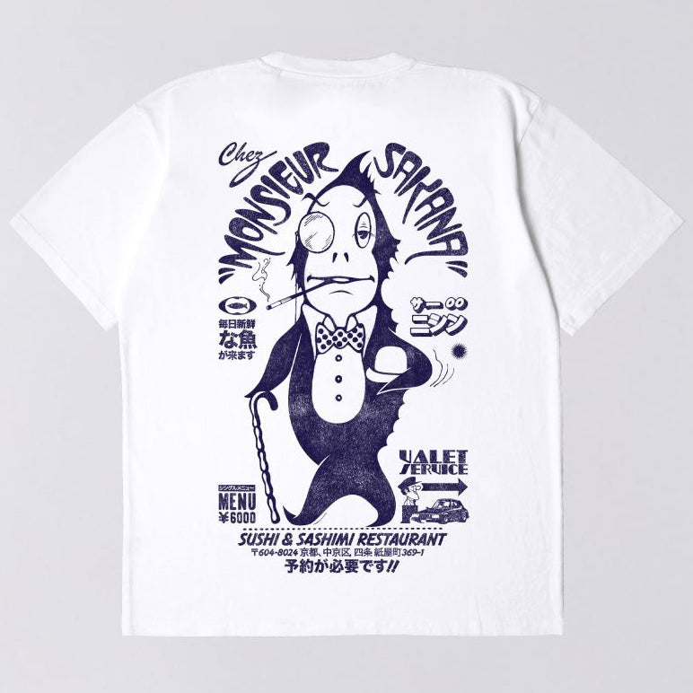 Monsieur Sakana T-Shirt - White