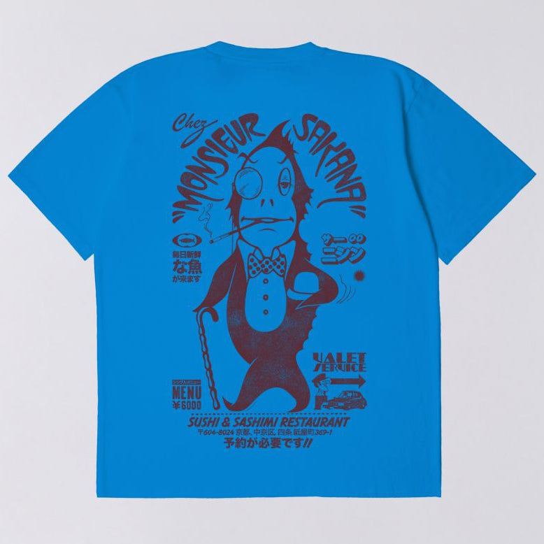 Monsieur Sakana T-Shirt - Directoire Blue