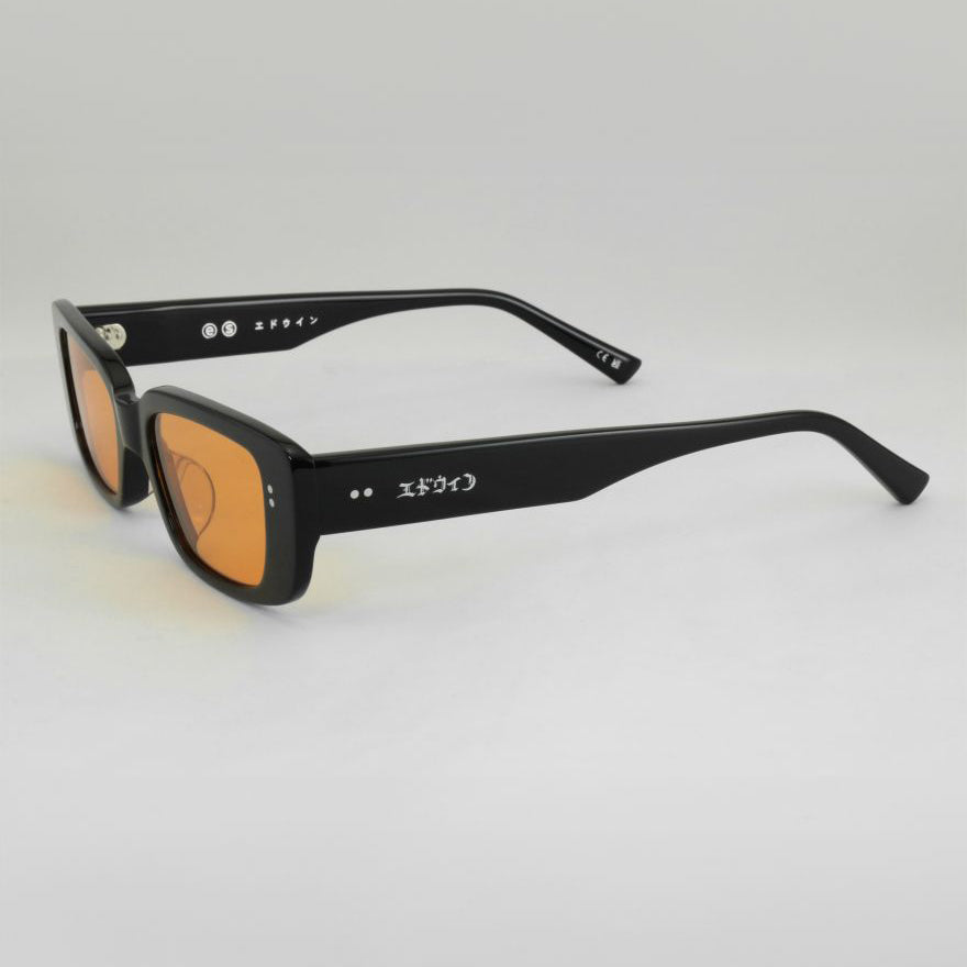 Grace Sunglasses - Black & Orange Lens