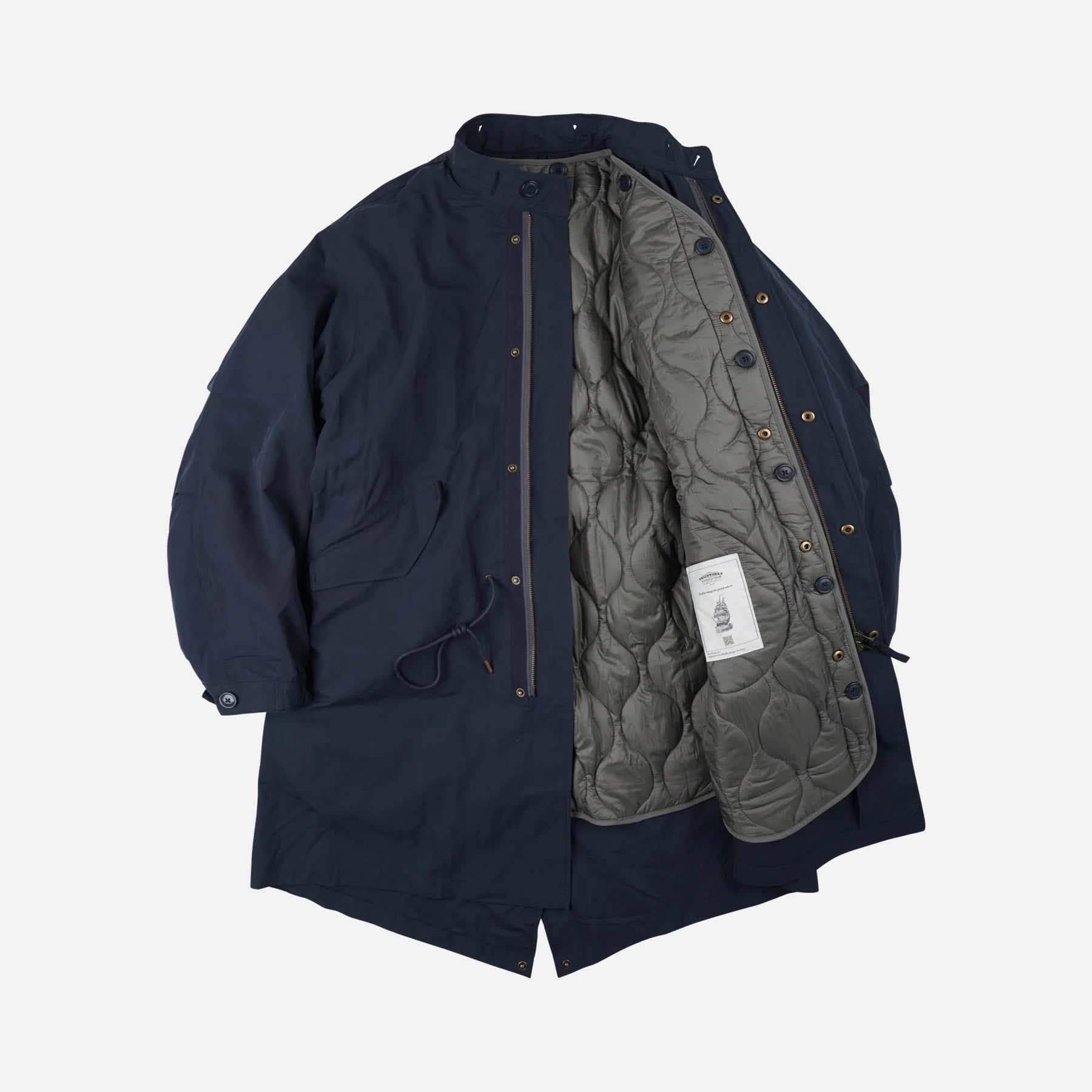 Vincent M1965 Fishtail 2-in-1 Parka 004 - Navy