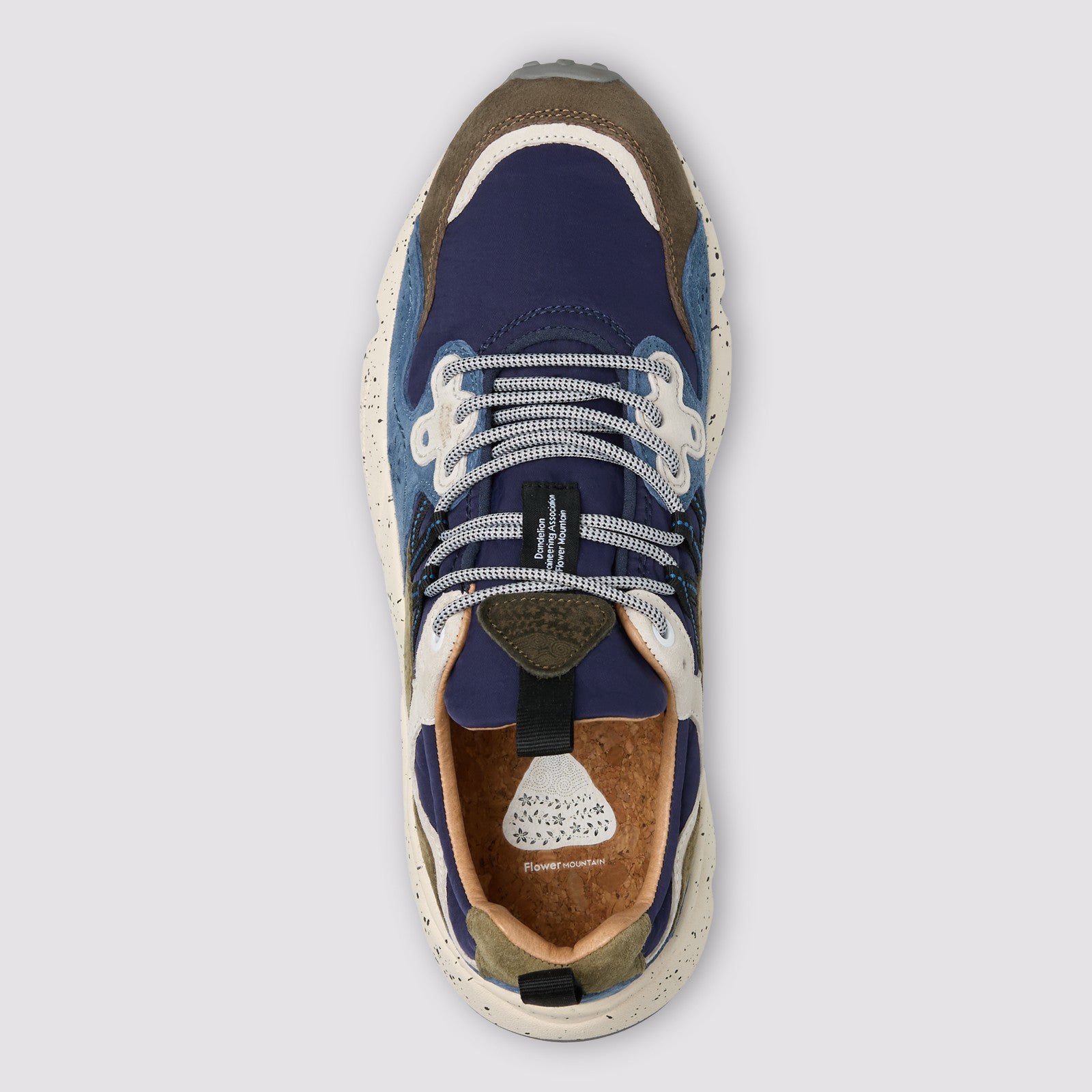 Yamano 3 Trainers - Light Brown/Light Blue/Violet