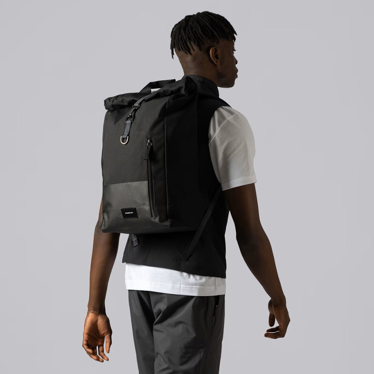 Dante Vegan Backpack - Black Coating