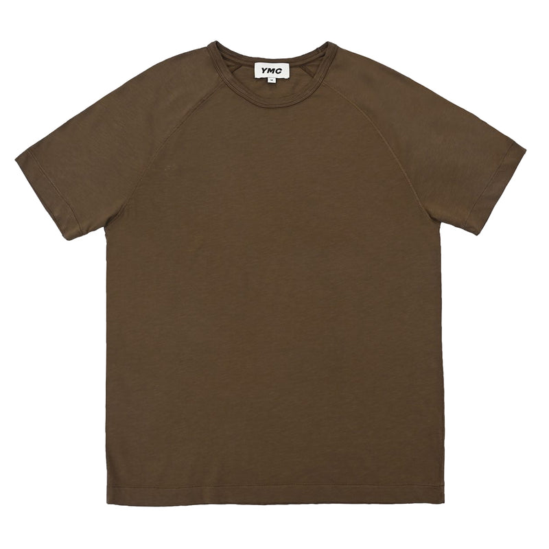Television Raglan T-Shirt - Brown
