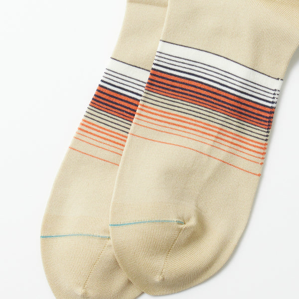 Horizon Stripe Socks - Beige