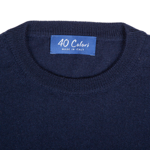 Merino Jumper - Navy